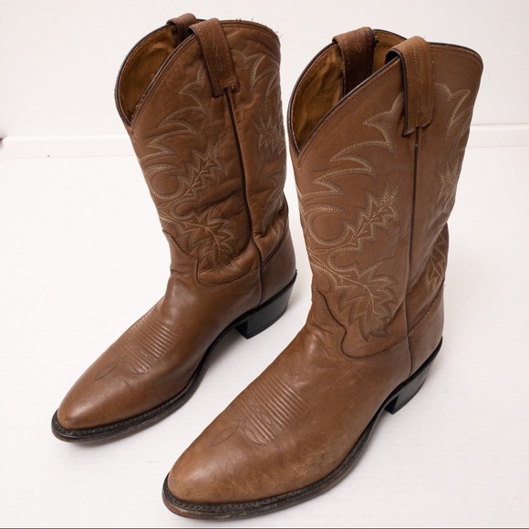 TONY LAMA Men’s Stallion 7901 Cowboy Boots Brown Size 11.5 - Picture 3 of 15